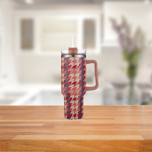 Houndstooth Check Tumbler