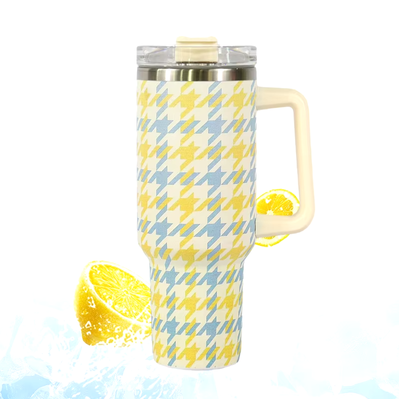 Houndstooth Check Tumbler